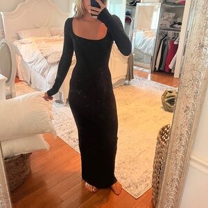 SKIMS black ribbed dress